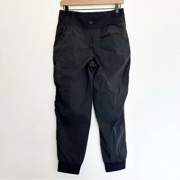 prAna Summit Joggers Black Size Medium Women’s Active Hiking Pants Athleisure - Picture 5 of 12
